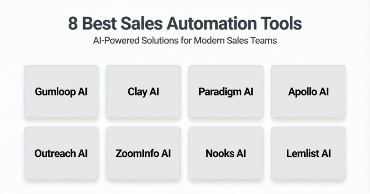 Best Sales Automation Tools