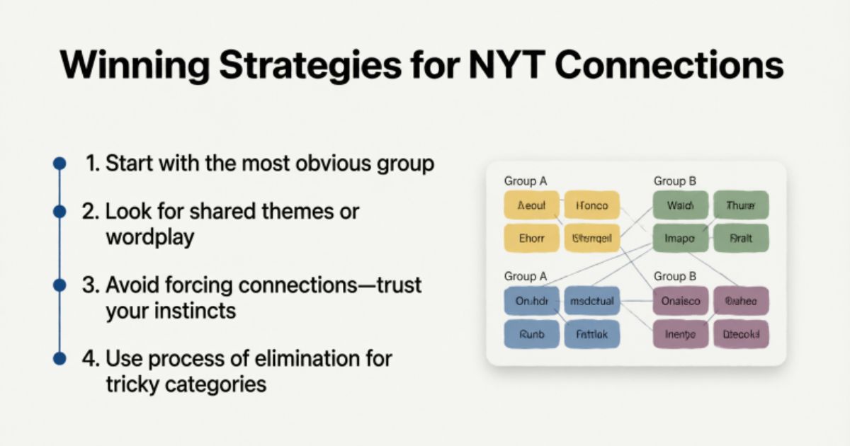 Winning Strategies for NYT Connections